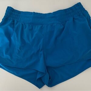 Lululemon Women's Blue Athletic Shorts- size 14
